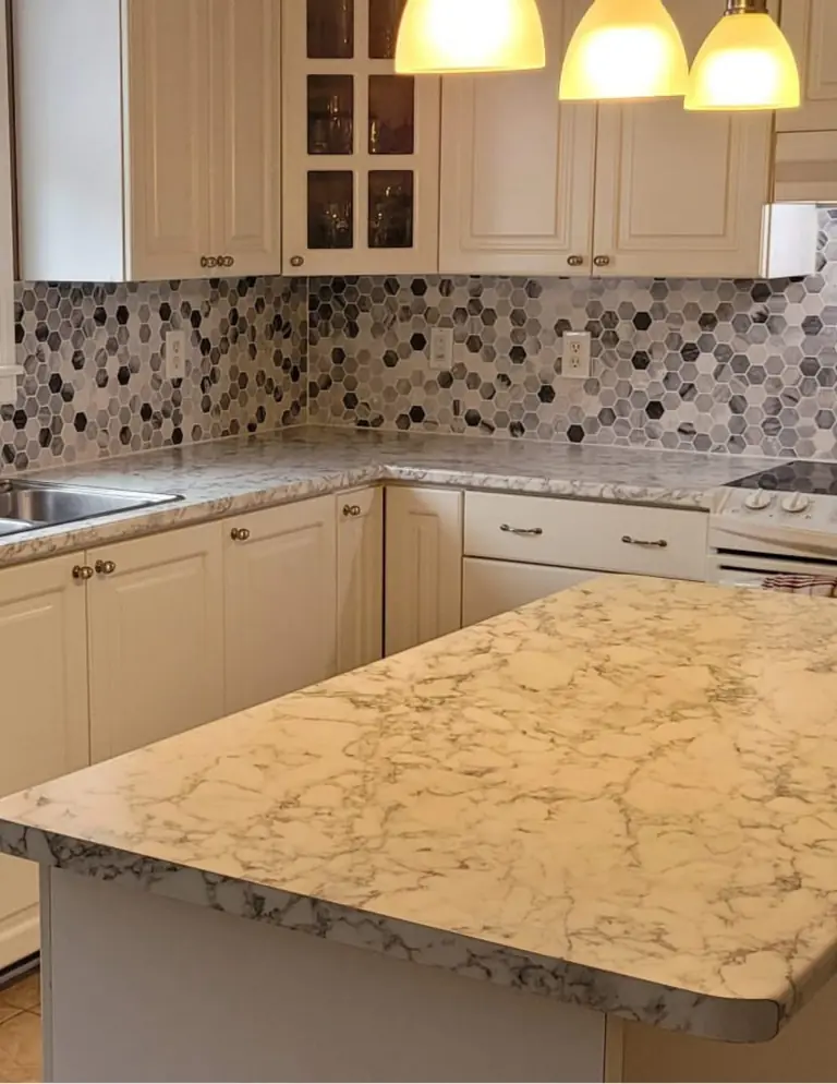 Kitchen remodel with new cabinetry and finishes
