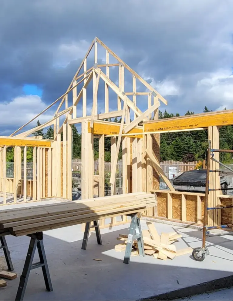 New construction project in progress